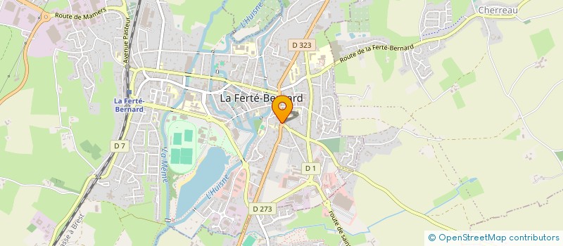 localisation de l'entreprise MADAME ASTRID CHOPIN  LA FERTE-BERNARD