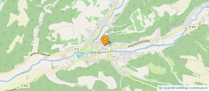 localisation de l'entreprise MADAME ASTRID COLOMB à RIEZ