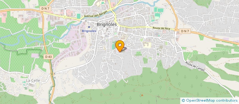 localisation de l'entreprise MADAME ASTRID COULOMBEL  BRIGNOLES