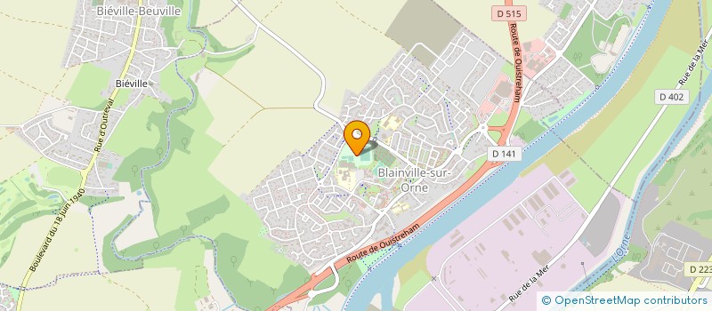 localisation de l'entreprise MADAME ASTRID DAGUISE  BLAINVILLE-SUR-ORNE