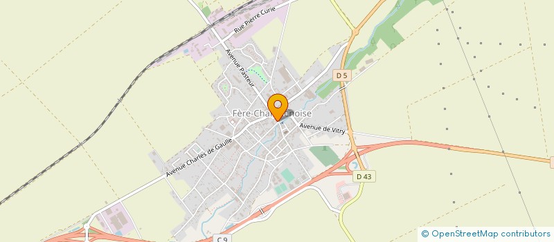 localisation de l'entreprise MADAME ASTRID DARRY  FERE-CHAMPENOISE