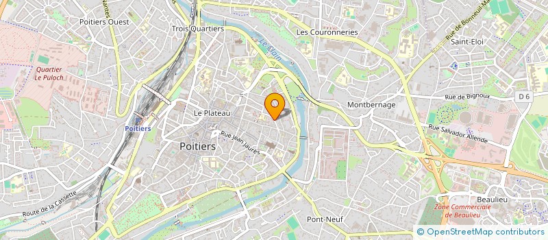 localisation de l'entreprise MADAME ASTRID DE LASSEE à POITIERS