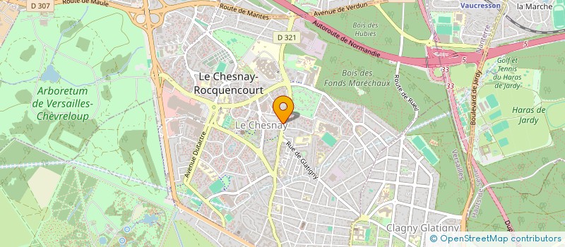 localisation de l'entreprise MADAME ASTRID DE WINTER  LE CHESNAY-ROCQUENCOURT