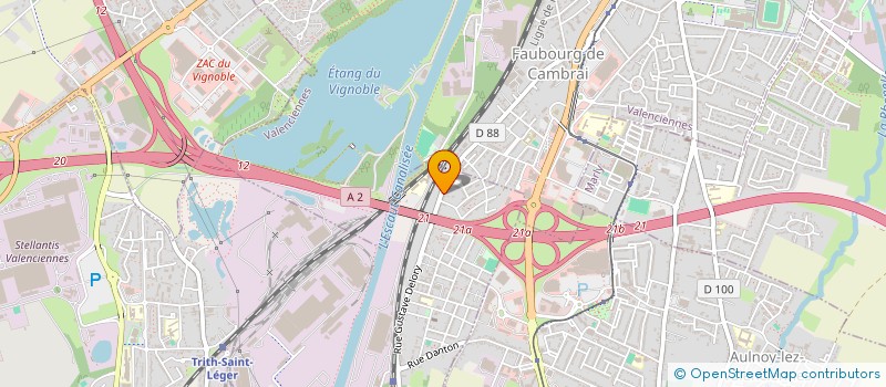 localisation de l'entreprise MADAME ASTRID DELARRE  TRITH-SAINT-LEGER