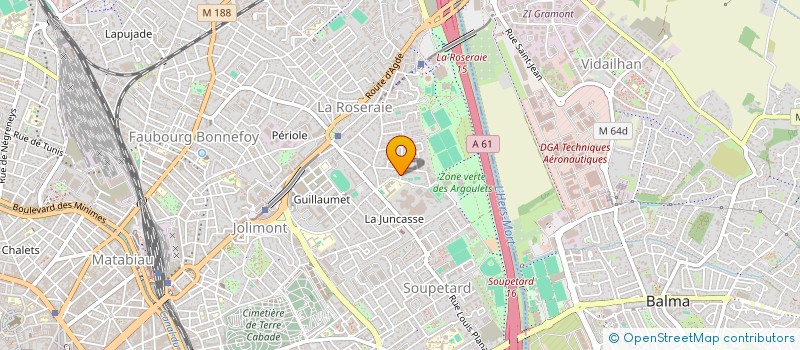 localisation de l'entreprise MADAME ASTRID DELBOS à TOULOUSE