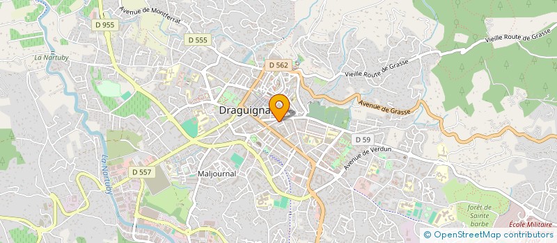 localisation de l'entreprise MADAME ASTRID DELEURY  DRAGUIGNAN