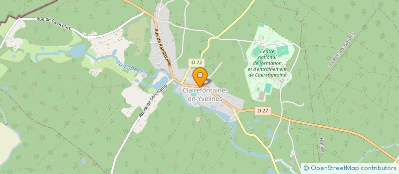 localisation de l'entreprise MADAME ASTRID DELVOYE  CLAIREFONTAINE-EN-YVELINES