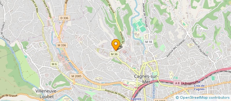 localisation de l'entreprise MADAME ASTRID DEVOIX à CAGNES-SUR-MER