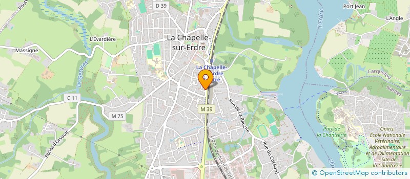 localisation de l'entreprise MADAME ASTRID DUCOIN  LA CHAPELLE-SUR-ERDRE