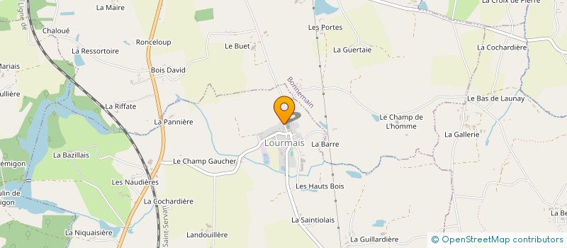 localisation de l'entreprise MADAME ASTRID FAROU  LOURMAIS