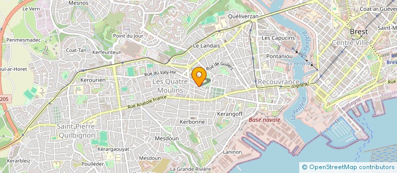 localisation de l'entreprise MADAME ASTRID FAUDOT à BREST