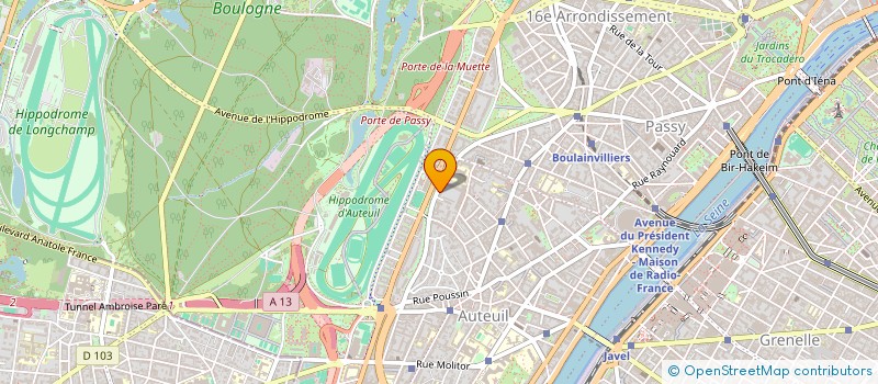 localisation de l'entreprise MADAME ASTRID FOSSIER  PARIS