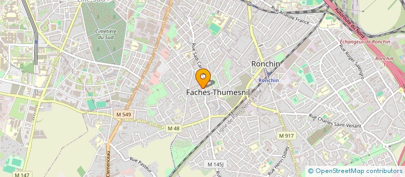 localisation de l'entreprise MADAME ASTRID GAJEWSKI à FACHES-THUMESNIL