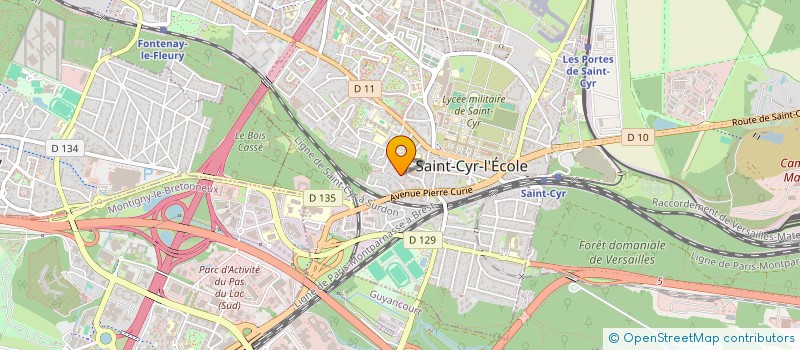 localisation de l'entreprise MADAME ASTRID GENET  SAINT-CYR-L'ECOLE