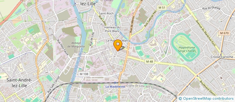 localisation de l'entreprise MADAME ASTRID GISSEROT à MARCQ-EN-BARŒUL