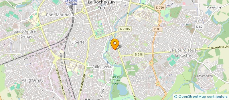 localisation de l'entreprise MADAME ASTRID GNAHE à LA ROCHE-SUR-YON