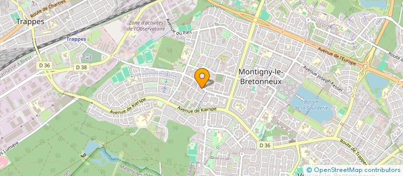 localisation de l'entreprise MADAME ASTRID GOURSAT  MONTIGNY-LE-BRETONNEUX
