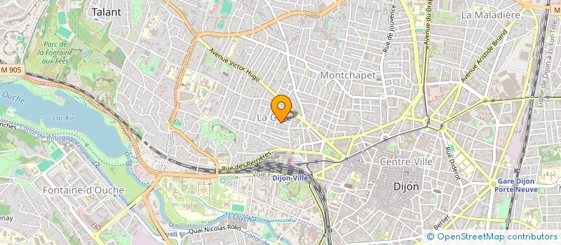 localisation de l'entreprise MADAME ASTRID GOUTORBE à DIJON