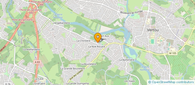 localisation de l'entreprise MADAME ASTRID GUILLON  VERTOU