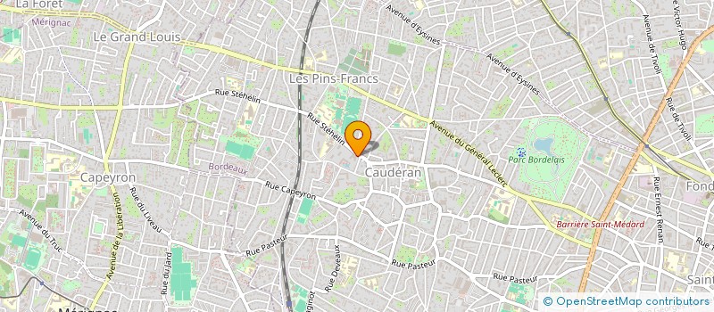 localisation de l'entreprise MADAME ASTRID GUINARD-CARON  BORDEAUX