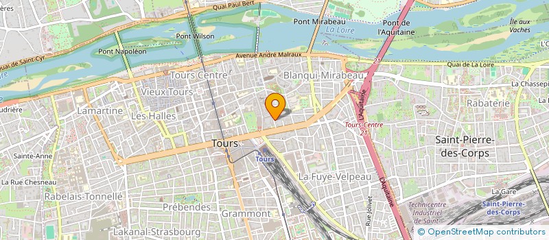 localisation de l'entreprise MADAME ASTRID HAMAIN  TOURS