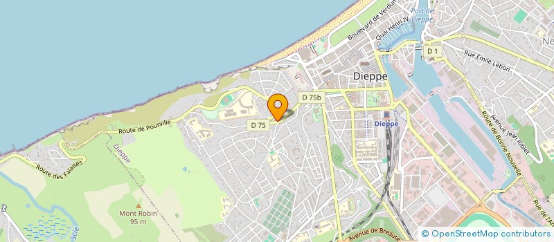 localisation de l'entreprise MADAME ASTRID HUBNER  DIEPPE