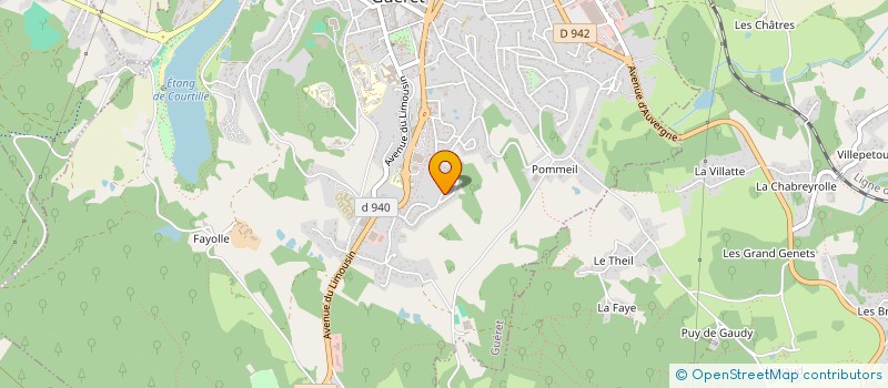 localisation de l'entreprise MADAME ASTRID HUET à GUERET