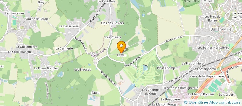 localisation de l'entreprise MADAME ASTRID HUMERY  BALLAN-MIRE