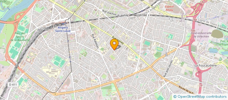 localisation de l'entreprise MADAME ASTRID KAUFMANN à ANGERS