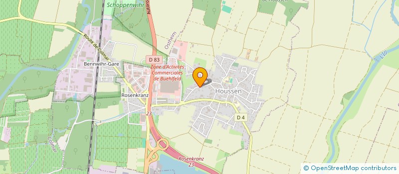 localisation de l'entreprise MADAME ASTRID KLINGER  HOUSSEN