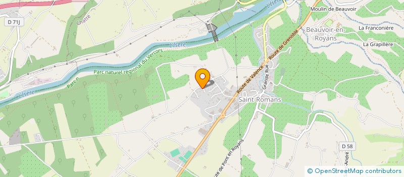 localisation de l'entreprise MADAME ASTRID KUMBAH  SAINT-ROMANS