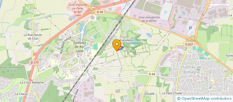 localisation de l'entreprise MADAME ASTRID LAINE  BRUZ