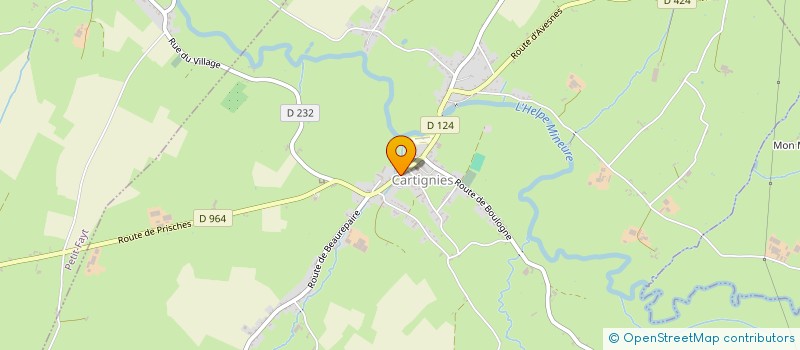 localisation de l'entreprise MADAME ASTRID LAVIGNE  CARTIGNIES