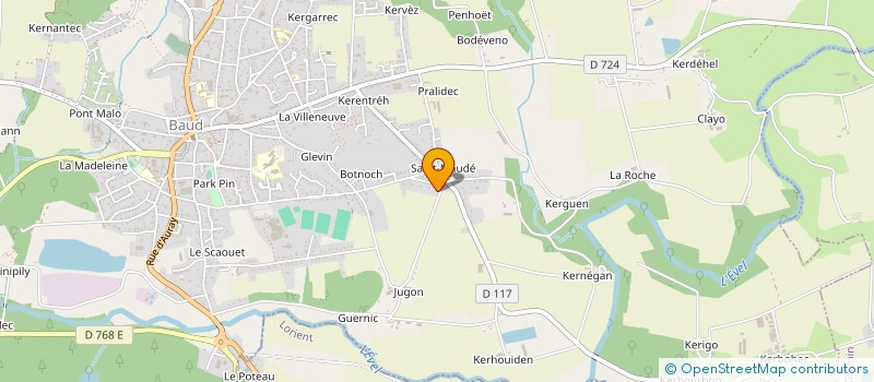 localisation de l'entreprise MADAME ASTRID LE BRIS  BAUD