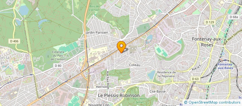 localisation de l'entreprise MADAME ASTRID LE HETET à CLAMART
