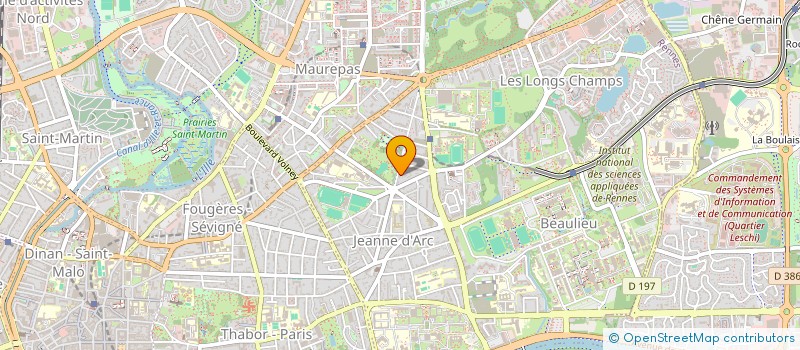 localisation de l'entreprise MADAME ASTRID LE MINTIER DE LEHELEC à RENNES