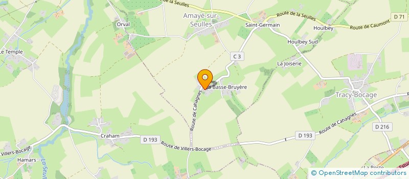 localisation de l'entreprise MADAME ASTRID LEMOINE  AMAYE SUR SEULLES