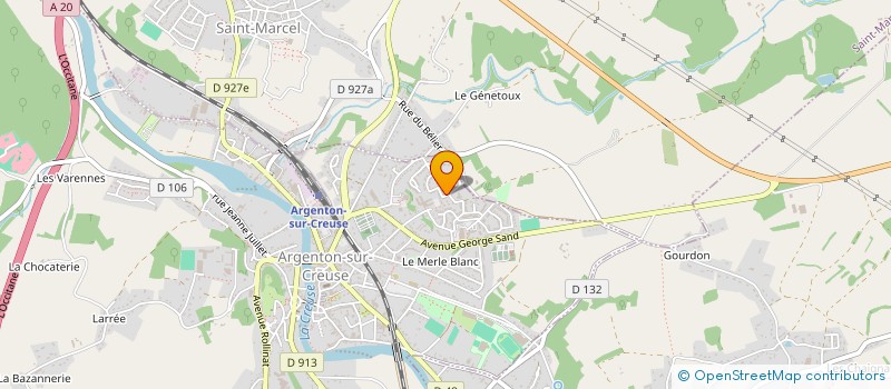 localisation de l'entreprise MADAME ASTRID LEPETIT à ARGENTON-SUR-CREUSE