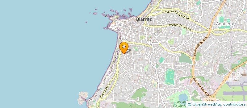 localisation de l'entreprise MADAME ASTRID LHERMITE à BIARRITZ