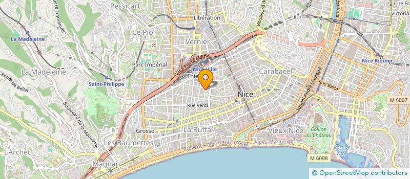 localisation de l'entreprise MADAME ASTRID LORRAIN à NICE