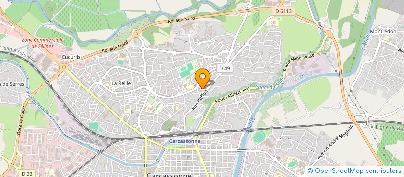 localisation de l'entreprise MADAME ASTRID LOUPIA à CARCASSONNE
