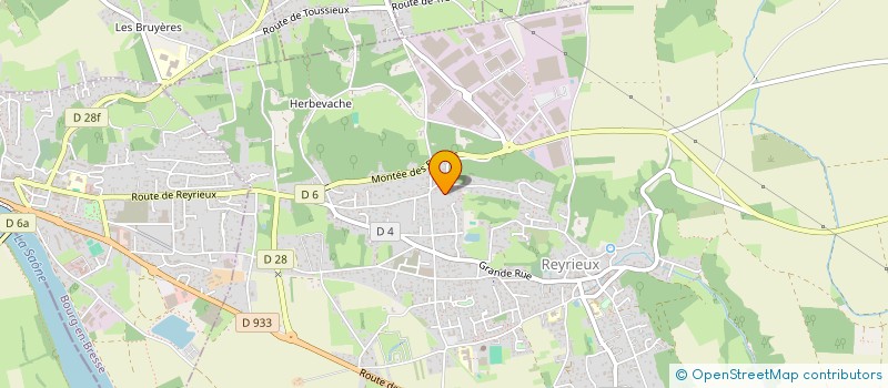 localisation de l'entreprise MADAME ASTRID MANZAC à REYRIEUX