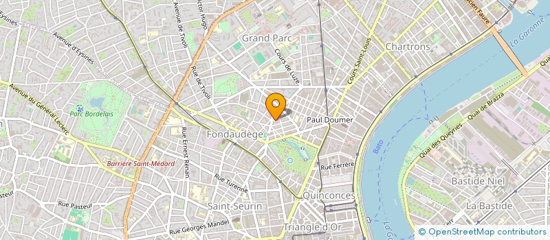 localisation de l'entreprise MADAME ASTRID MARIE JOSE DARGNIES  BORDEAUX