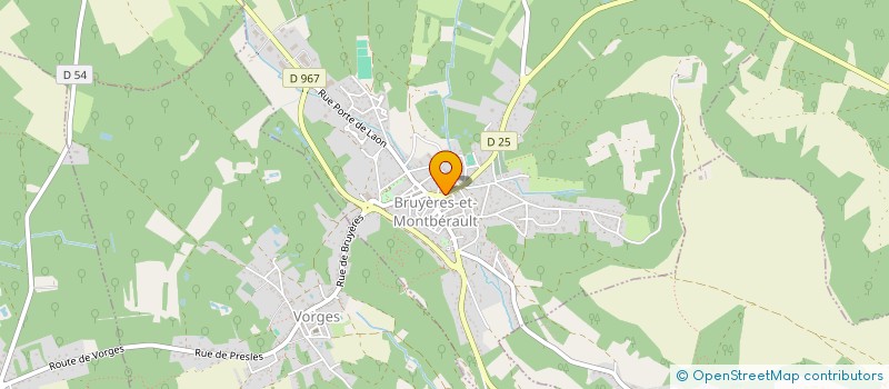 localisation de l'entreprise MADAME ASTRID MARNEF à BRUYERES-ET-MONTBERAULT