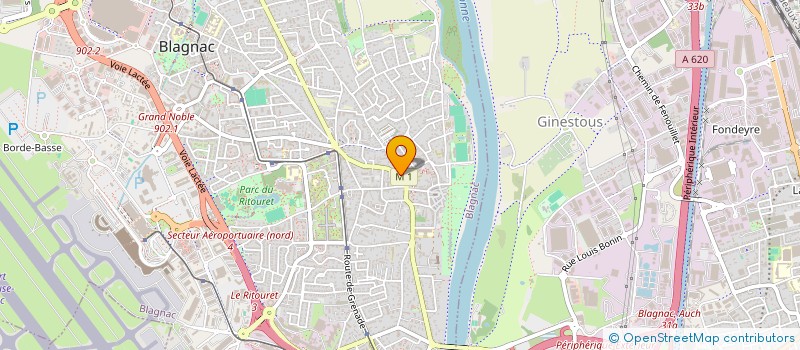 localisation de l'entreprise MADAME ASTRID MARQUET  BLAGNAC