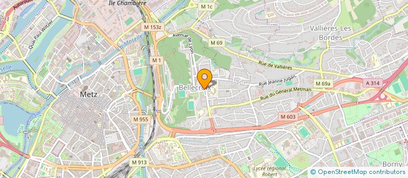 localisation de l'entreprise MADAME ASTRID MARQUET  METZ