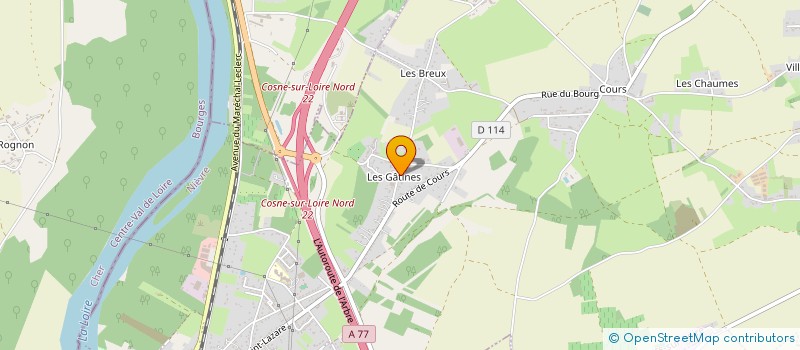 localisation de l'entreprise MADAME ASTRID MARSILLE à COSNE-COURS-SUR-LOIRE