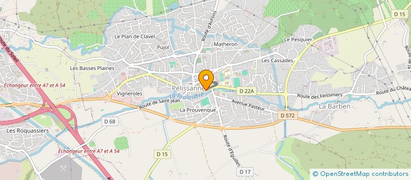 localisation de l'entreprise MADAME ASTRID MAZOYER  SALON-DE-PROVENCE