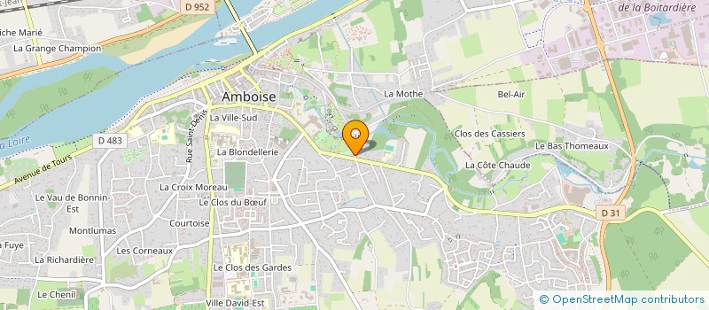 localisation de l'entreprise MADAME ASTRID MEUNIER  AMBOISE