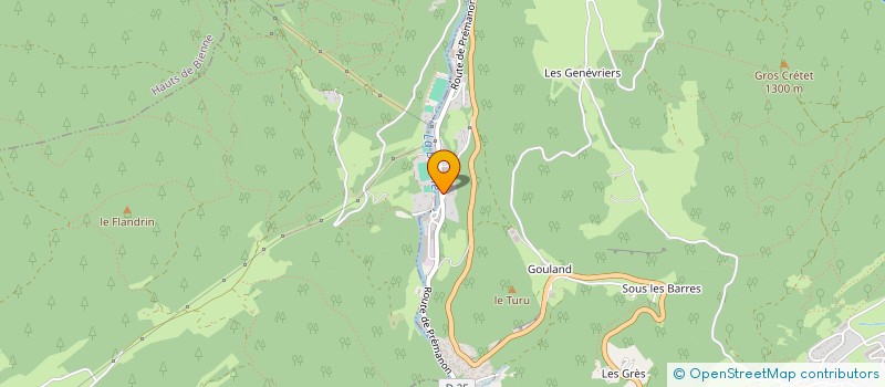 localisation de l'entreprise MADAME ASTRID MONTALTI  LES ROUSSES